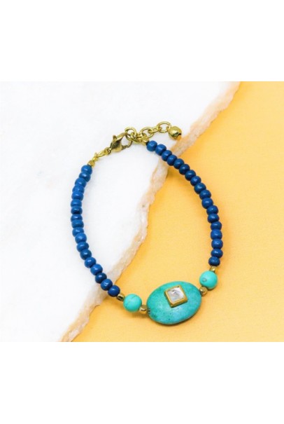 Turquoise Stretch Bracelet: Comfortable and Stylish Everyday Wear